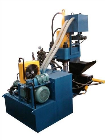 Meaisín Bricíní bearrtha Alúmanam Scrap Metal Press Machine